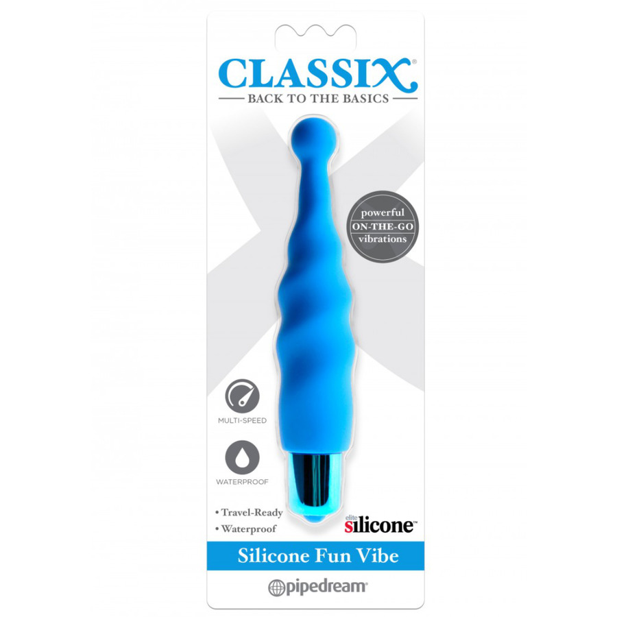 Pipedream - Classix Siliconen Fun Vibe Clitoris Vibrator Blauw Vrouwen Speeltjes